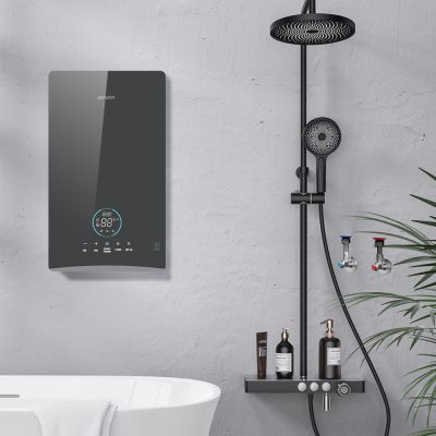 Calentador de agua eléctrico instantáneo con pantalla táctil para baño