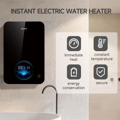 Calentador de agua eléctrico instantáneo de pared para hotel, muy popular