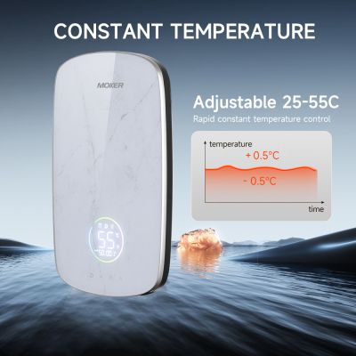 Calentador de agua eléctrico inteligente sin tanque para toda la casa