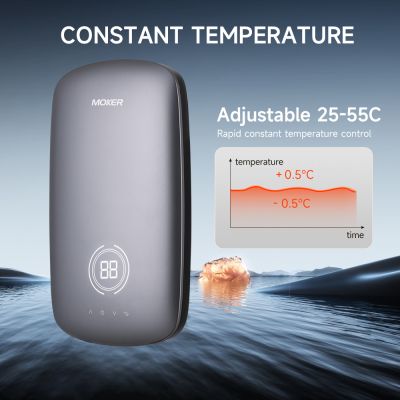 Calentador de agua eléctrico instantáneo con temperatura ajustable y bomba de agua caliente