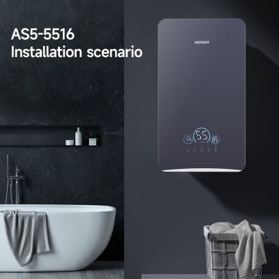 Ducha eléctrica instantánea con temperatura constante y control táctil inteligente por inducción.