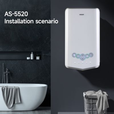 Calentador de agua instantáneo con pantalla táctil y control por voz para la cocina