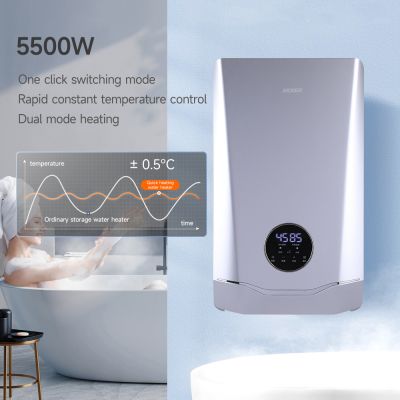 Calentador de agua eléctrico instantáneo inteligente para duchas interiores de hoteles
