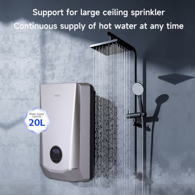 Calentador de agua eléctrico instantáneo inteligente para duchas interiores de hoteles