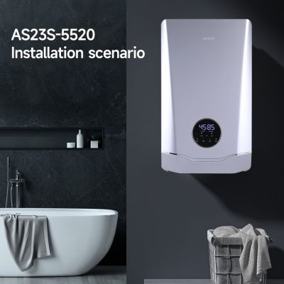 Calentador de agua eléctrico instantáneo inteligente para duchas interiores de hoteles