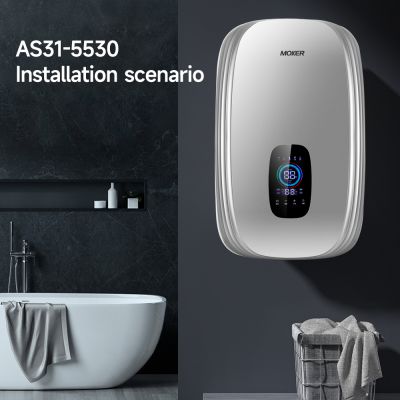 Calentador de agua para ducha de gran caudal y temperatura constante de alta eficiencia para toda la casa, 220 V/230 V