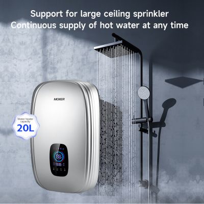 Calentador de agua para ducha de gran caudal y temperatura constante de alta eficiencia para toda la casa, 220 V/230 V