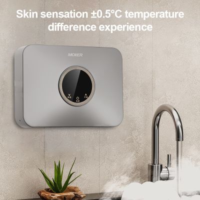 Calentador de agua instantáneo sin tanque para cocina, ultradelgado y pequeño