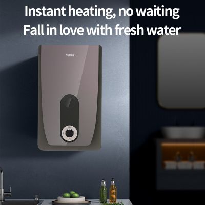 Calentador de agua instantáneo sin tanque de bajo consumo para hoteles y hogares.