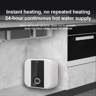 Mini calentador de agua de cocina instantáneo portátil sin tanque de bajo consumo
