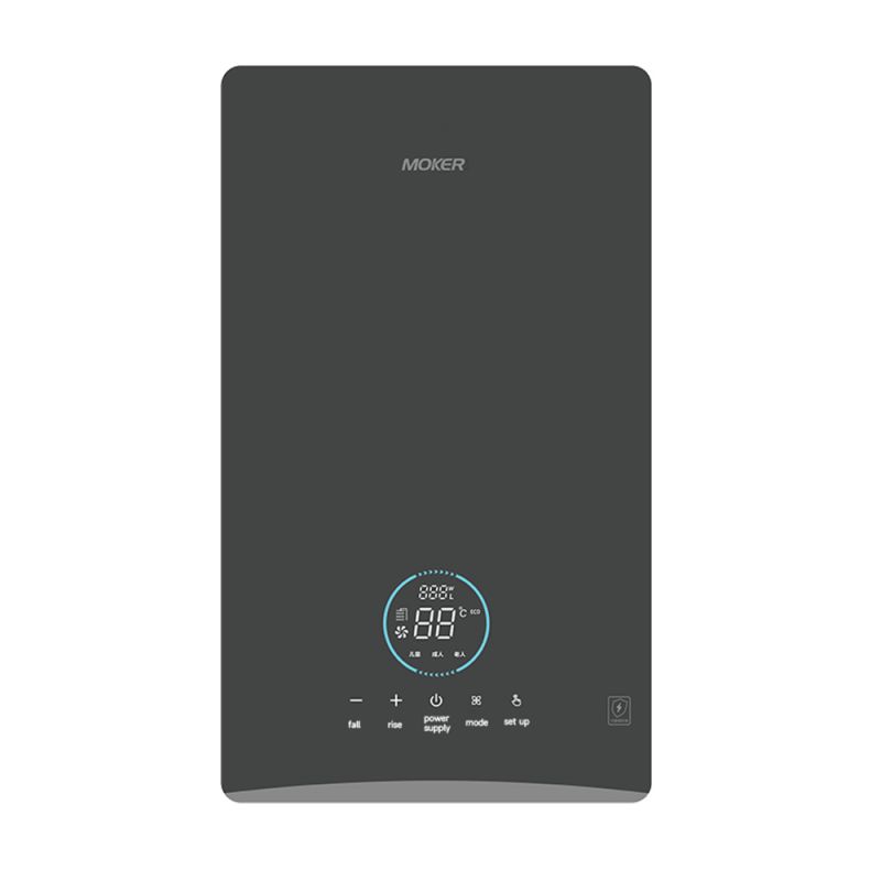 Calentador de agua eléctrico instantáneo con pantalla táctil para baño