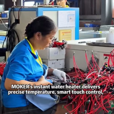El calentador de agua instantáneo inteligente de MOKER está diseñado para hogares modernos que buscan la máxima eficiencia.